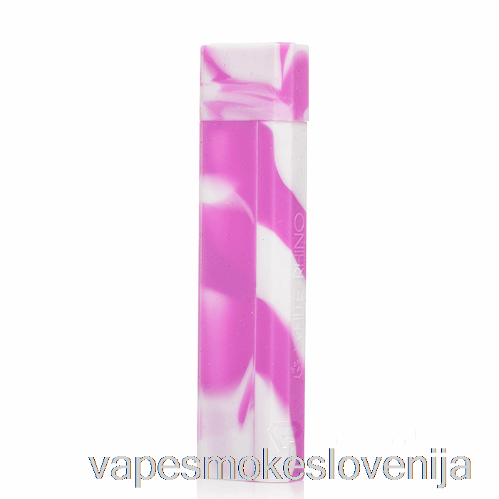 Vape Petrol White Rhino Silikon Dab Out [quartz] Purple White (uv Sijaj)